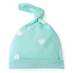 Babyhug Disney Interlock Knit Knot Cap With Minnie Mouse Graphics Pack Of 3 - Yellow Light Blue & Pink - Diameter 18cm