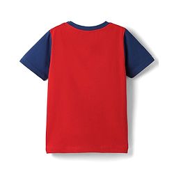 Babyhug Cotton Knit Half Sleeves T-Shirt with Text Print - Red