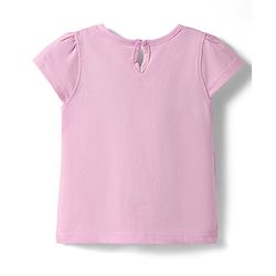 Babyhug Cotton Knit Half Sleeves T-Shirt with with Floral Print - Pink