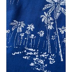 Babyhug Cotton Knit Half Sleeves T-Shirts with Beach Theme Print & Stripes Pack of 3 - White Red & Navy Blue