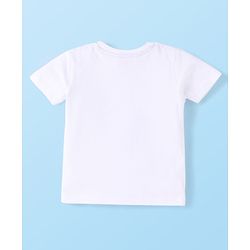 Babyhug Cotton Knit Half Sleeves T-Shirts with Stripes & Boat Print Pack Of 3 - Yellow & White