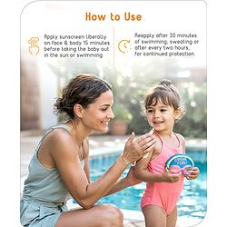 Babyhug Advanced Mineral Based Sunscreen Lotion with SPF 30 +, PA+++, Broad Spectrum (UVA/UVB) Protection & No White Cast - 200ml
