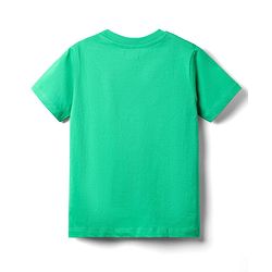 Babyhug Cotton Knit Half Sleeves T-Shirt with Sport Print - Mint