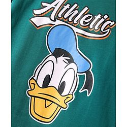 Babyhug Disney Single Jersey Knit Half Sleeves T-Shirt with Donald Duck Graphics - Green