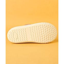 Cute Walk by Babyhug Velcro Closure Casual Shoes with Dino Embroidery - Yellow