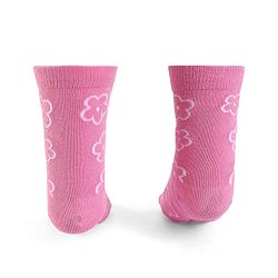Cute Walk By Babyhug Knit Antibacterial Socks With Minnie Mouse Graphics Pack Of 3 - Yellow Pink & Blue