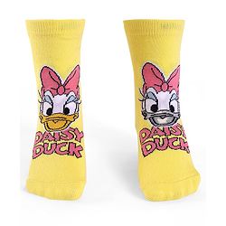 Cute Walk By Babyhug Knit Antibacterial Socks With Minnie Mouse Graphics Pack Of 3 - Yellow Pink & Blue