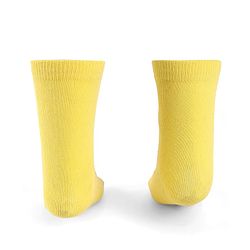 Cute Walk By Babyhug Knit Antibacterial Socks With Minnie Mouse Graphics Pack Of 3 - Yellow Pink & Blue