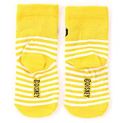 Cute Walk by Babyhug Disney Knit Ankle Length Antibacterial Socks With Lion King Graphics Pack Of 3 - Green Yellow & Blue