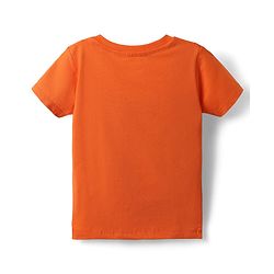 Babyhug Cotton Knit Half Sleeves T-Shirts with Skating Print Pack of 3 - Yellow Orange & Grey