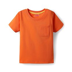 Babyhug Cotton Knit Half Sleeves T-Shirts with Skating Print Pack of 3 - Yellow Orange & Grey