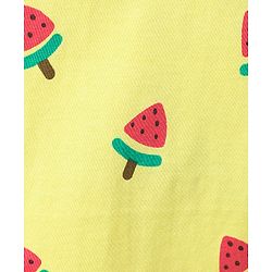 Babyhug Cotton Knit Half Sleeves T-Shirts With Tropical Print  Pack Of 3 -Yellow &  Pink