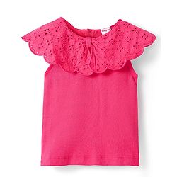 Babyhug Cotton Knit Cap Sleeves Top & Skirt With Floral Print - Dark Pink