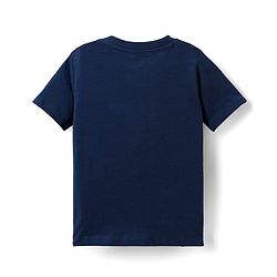 Babyhug Cotton Knit Half Sleeves T-Shirts with Tropical Theme Print & Stripes Pack of 3 - Navy & Aqua Blue