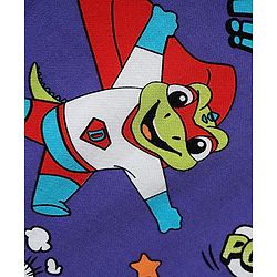 Babyhug Cotton Knit Half Sleeves T-Shirts with Dino Print & Stripes Pack of 3 - Navy Blue & Red
