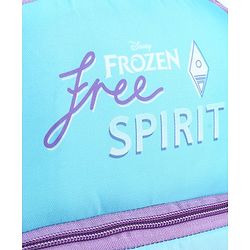 Babyhug Disney Frozen Tic-Tac-Toe School Backpack|2 Main Compartments, 2 Front Pockets, 2 side Bottle Pockets|Water Resistant|Long lasting and Durable Zippers | Comfortable back cushioning | For School, Travel and Outdoors|Lavender- 15.8 inches
