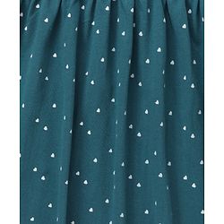 Babyhug Single Jersey Knit Sleeveless Star Printed Frock - Navy Blue