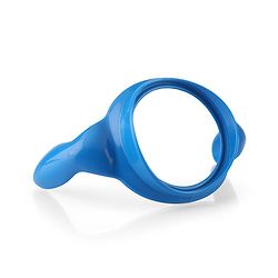 Babyhug Dino Printed Sipper Bottle With Silicone Spout & Straw Blue - 210 ml