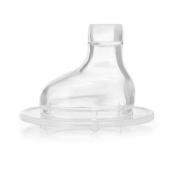 Babyhug Dino Printed Sipper Bottle With Silicone Spout & Straw Blue - 210 ml