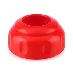 Babyhug Sipper Cup with Soft Silicone Spout & Straw Deer Print Red - 150 ml