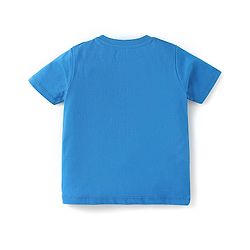 Babyhug Disney Single Jersey Knit  Half Sleeves T-Shirts With Mickey Mouse Family Graphics Pack Of 3 - Blue & Red
