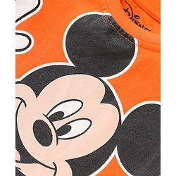 Babyhug Disney Single Jersey Knit   Half Sleeves T-Shirt With Mickey Mouse Family Graphics Pack Of 3 - Yellow Green & Orange