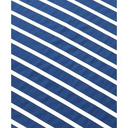 Babyhug Terry Knit Hooded Towel With Striped & Giraffe Print L 72 x B 71 cm - Navy Blue