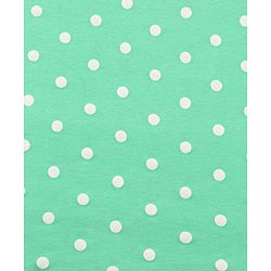 Babyhug Interlock Knit Hooded Towel with Polka Dots Print L 76.2 x B 76.2 cm - Green