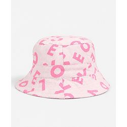 Babyhug 100% Cotton Woven Two Layer Bucket Hat Alphabet Print Pink- Diameter 16 cm
