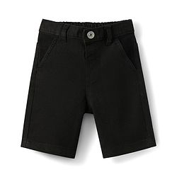 Babyhug Cotton Woven Half Sleeves Shirt & Denim Shorts Set with Leaves Print - Black
