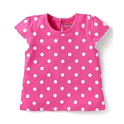 Babyhug Cotton Knit Half Sleeves Co-ords Short Night Suits with Floral & Polka Dots Print Pack of 2 - Blue & Dark Pink