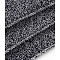 Babyhug Microfiber Solid Reusable Stay Dry 3 Layer Cloth Diaper Inserts Pack of 3 - Grey