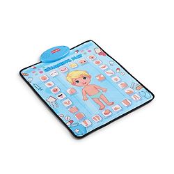 Babyhug My Body Parts Musical Learning Play Mat | 5 Modes + Read & Music Mode | Teaches Body Parts with English & Hindi Words, Quiz & Spelling | Activity Mat for Kids