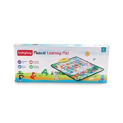 Babyhug My Body Parts Musical Learning Play Mat | 5 Modes + Read & Music Mode | Teaches Body Parts with English & Hindi Words, Quiz & Spelling | Activity Mat for Kids
