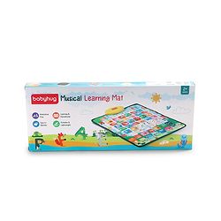 Babyhug My Body Parts Musical Learning Play Mat | 5 Modes + Read & Music Mode | Teaches Body Parts with English & Hindi Words, Quiz & Spelling | Activity Mat for Kids