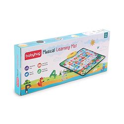 Babyhug Animals & Birds Musical Learning Play Mat | 5 Modes  English & Hindi Words, Quiz, Spelling, Music, Read Mode | Early Learning Activity Mat for Kids & Toddlers