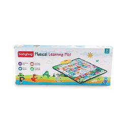 Babyhug Animals & Birds Musical Learning Play Mat | 5 Modes  English & Hindi Words, Quiz, Spelling, Music, Read Mode | Early Learning Activity Mat for Kids & Toddlers