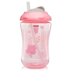 Babyhug Swipey Straw Sipper Pink - 300 ml