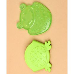 Babyhug Froggy Water Filled Teether With Holder - Dark Green