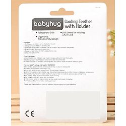 Babyhug Froggy Water Filled Teether With Holder - Dark Green