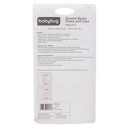 Babyhug Silicone Nipple Shield With Case Pack of 2 - Turquoise