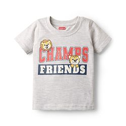 Babyhug Cotton Knit Half Sleeves T-Shirts with Sports Theme Print Pack of 7 - Multicolor