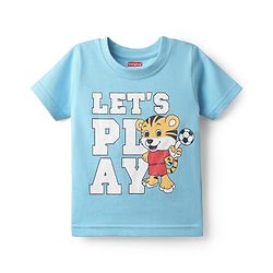Babyhug Cotton Knit Half Sleeves T-Shirts with Sports Theme Print Pack of 7 - Multicolor