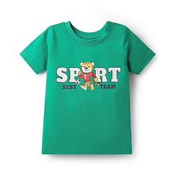 Babyhug Cotton Knit Half Sleeves T-Shirts with Sports Theme Print Pack of 7 - Multicolor