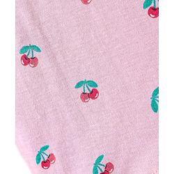 Babyhug Cotton Knit Half Sleeves Co-ords Shorts Night Wear With Fruit Print Pack Of 2 - Purple & Pink