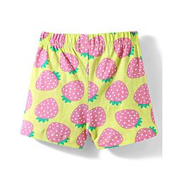 Babyhug Cotton Knit Half Sleeves Co-ords Shorts Night Wear With Fruit Print Pack Of 2 - Purple & Pink