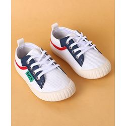 Cute Walk by Babyhug Lace Up Closure Casual Shoes with Colour Block Design - Yellow