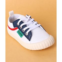 Cute Walk by Babyhug Lace Up Closure Casual Shoes with Colour Block Design - Yellow