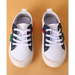 Cute Walk by Babyhug Lace Up Closure Casual Shoes with Colour Block Design - Yellow