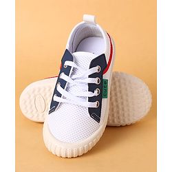Cute Walk by Babyhug Lace Up Closure Casual Shoes with Colour Block Design - Yellow
